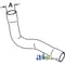 A & I Products Radiator Hose, Lower w/ Clamps 3" x2" x2" A-D8NN8B274AB - alternate 4